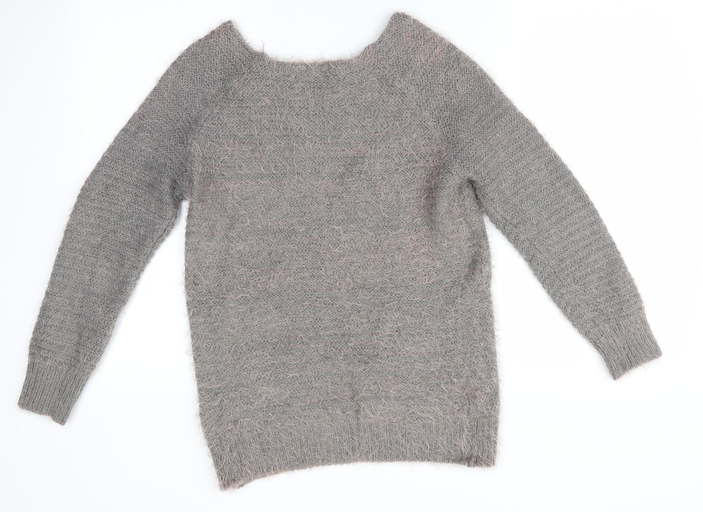 Select Womens Brown   Pullover Jumper Size 6  - Fluffy