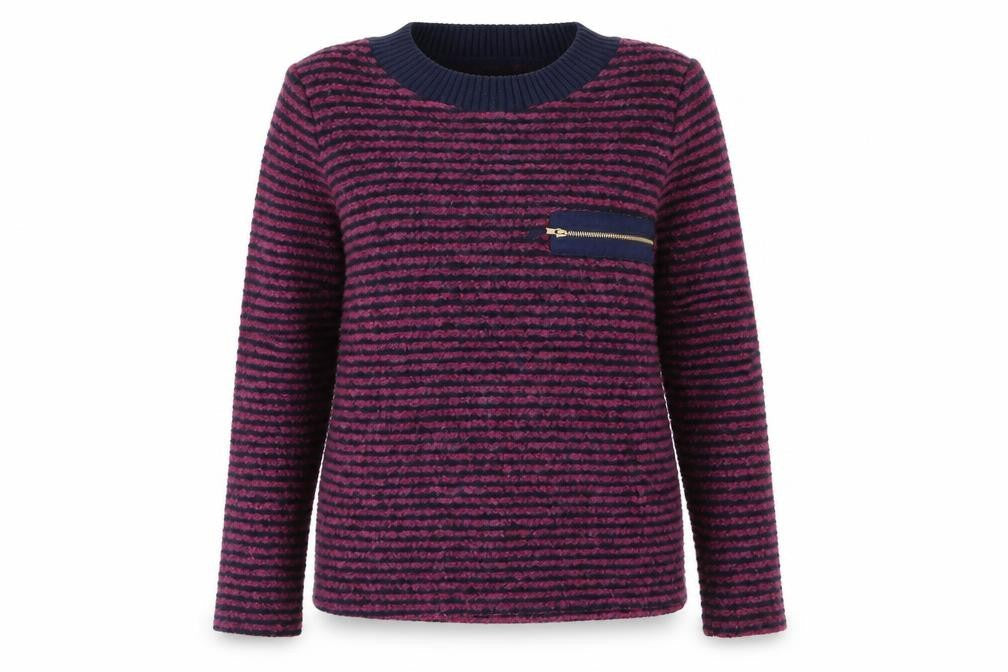 NEXT Womens Blue Striped  Pullover Jumper Size 12