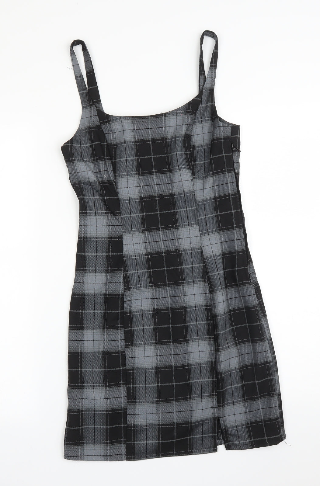 H&M Womens Multicoloured Check  Bodycon  Size 8