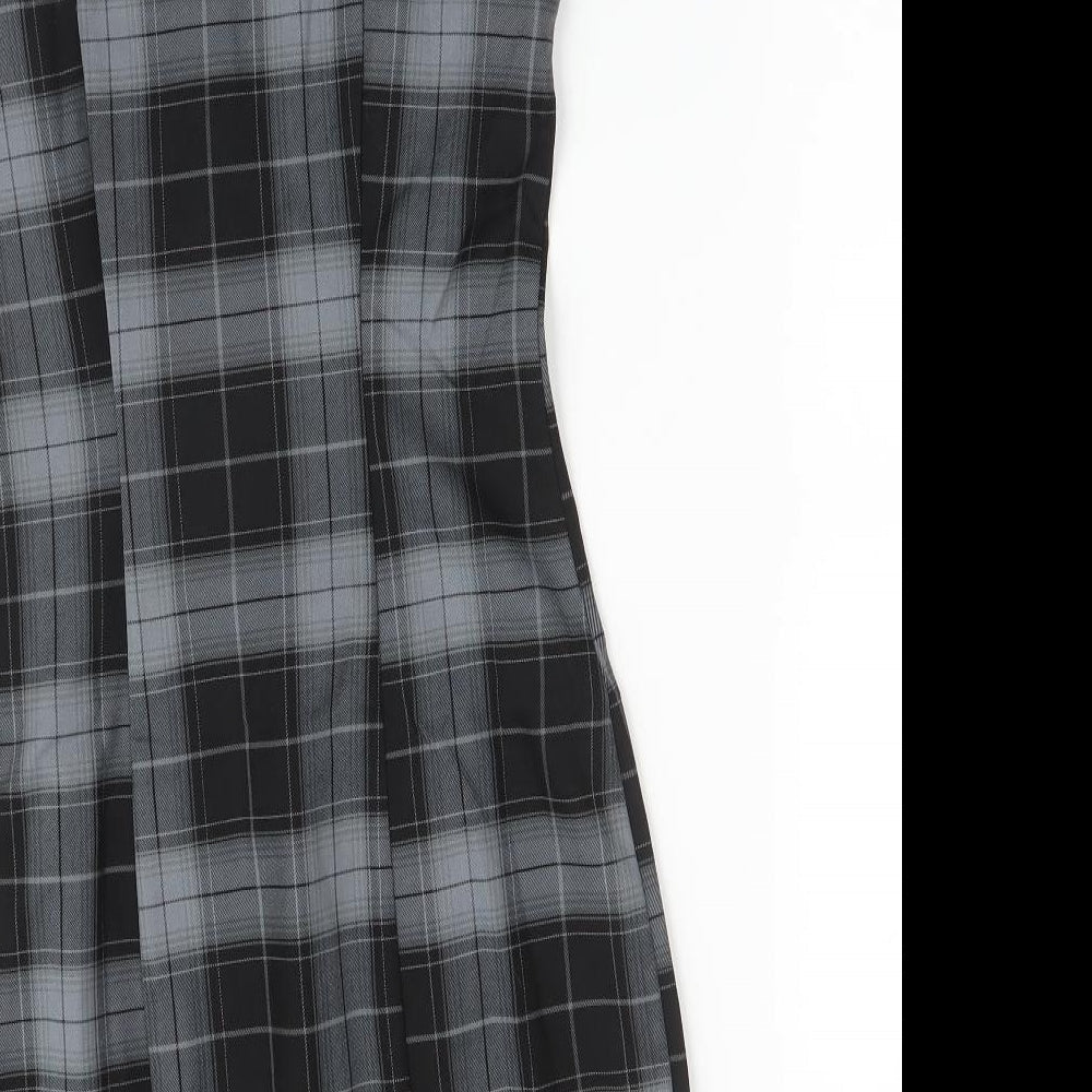 H&M Womens Multicoloured Check  Bodycon  Size 8