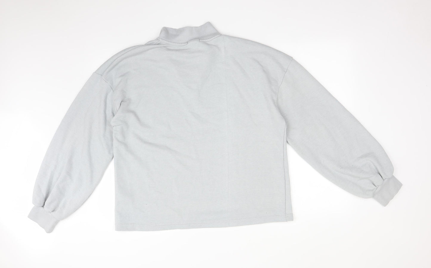 Boohoo Womens Grey   Pullover Sweatshirt Size L