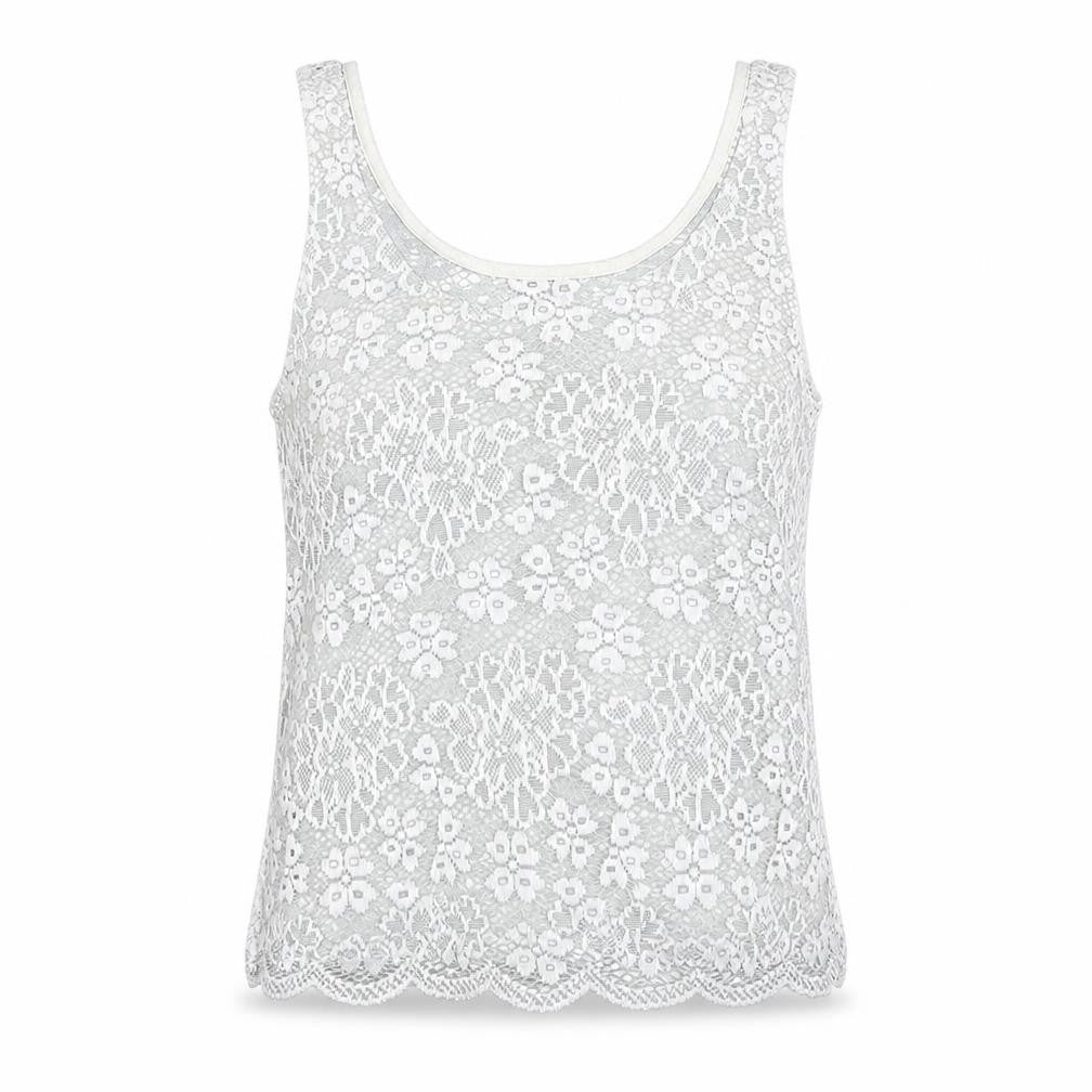 Topshop Womens Grey Floral  Basic T-Shirt Size 6