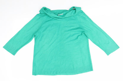 BHS Womens Green   Pullover Jumper Size 14