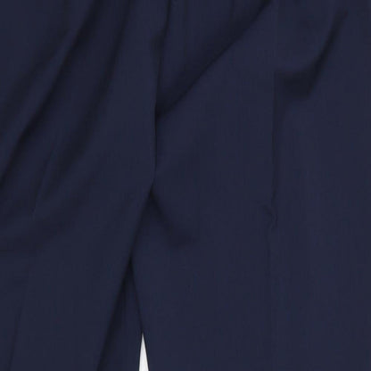 Preworn Womens Blue   Dress Pants Trousers Size 18 L25 in