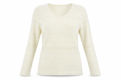 Damart Womens Ivory   Pullover Jumper Size 14