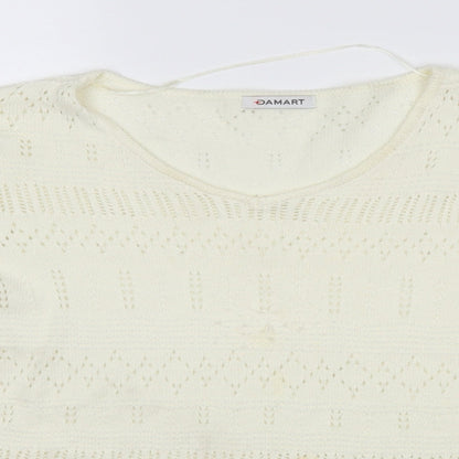 Damart Womens Ivory   Pullover Jumper Size 14