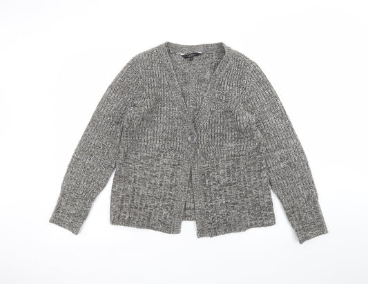 Debinhams Womens Grey   Jacket Coatigan Size 12