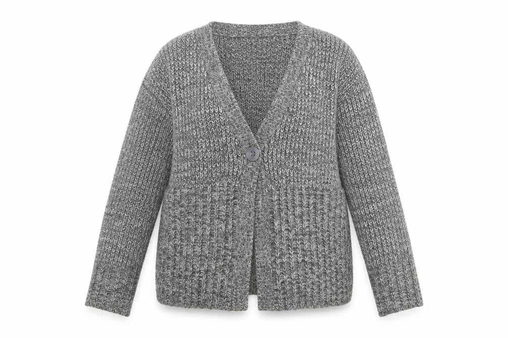 Debinhams Womens Grey   Jacket Coatigan Size 12