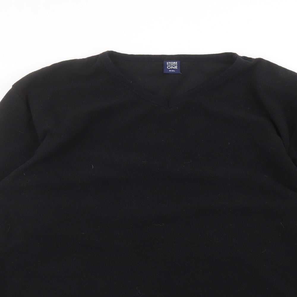 Store twenty one Mens Black   Pullover Jumper Size 2XL