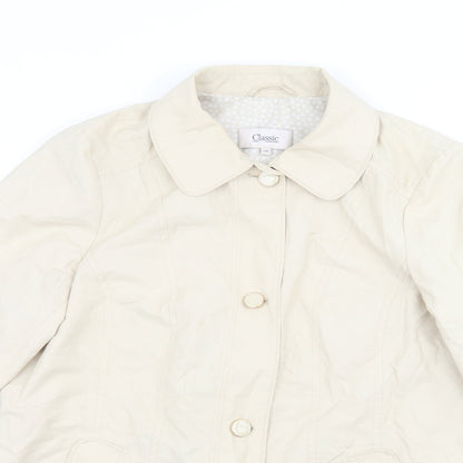 Classics Womens Beige   Jacket  Size 14