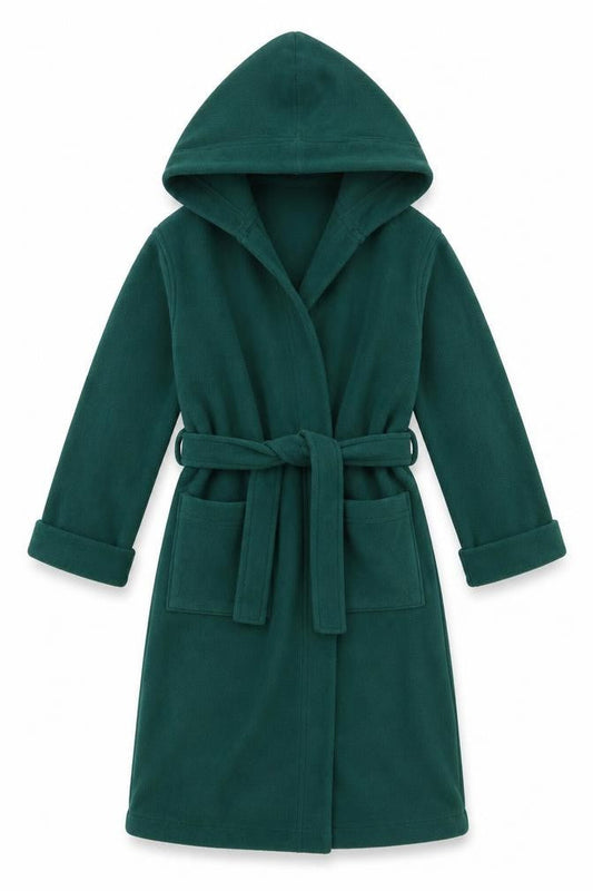 Lands' End Boys Green Solid   Robe Size 4 Years