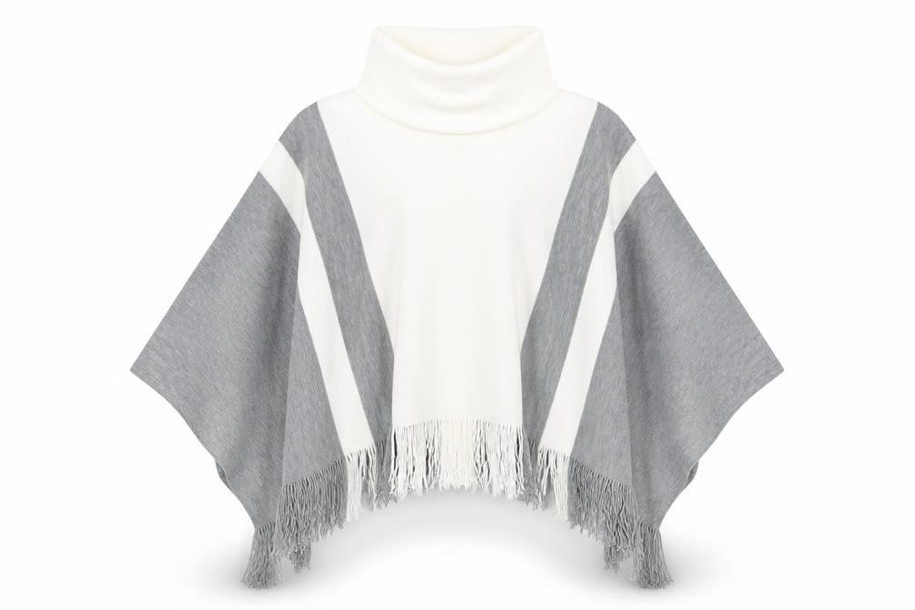 F&F Womens Grey   Overcoat Poncho Size M