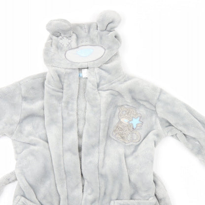 BHS Girls Grey Solid   Gown Size 2-3 Years