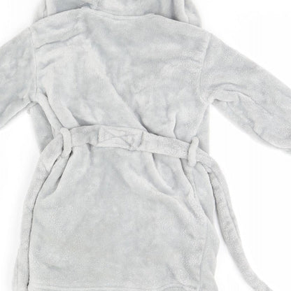 BHS Girls Grey Solid   Gown Size 2-3 Years