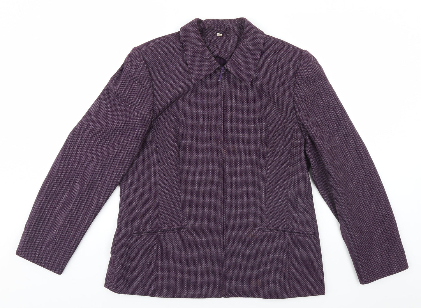 EWM Womens Blue   Overcoat Jacket Size 14