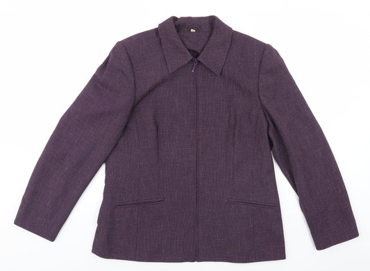 EWM Womens Blue   Overcoat Jacket Size 14