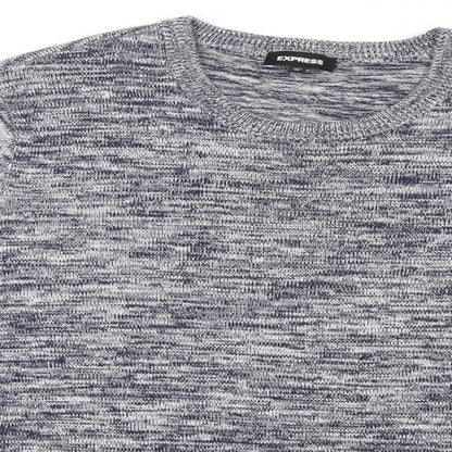 Express Mens Blue   Pullover Jumper Size XL