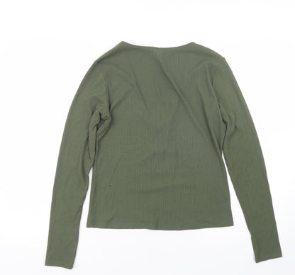 Divided by H&M Womens Green   Basic T-Shirt Size M
