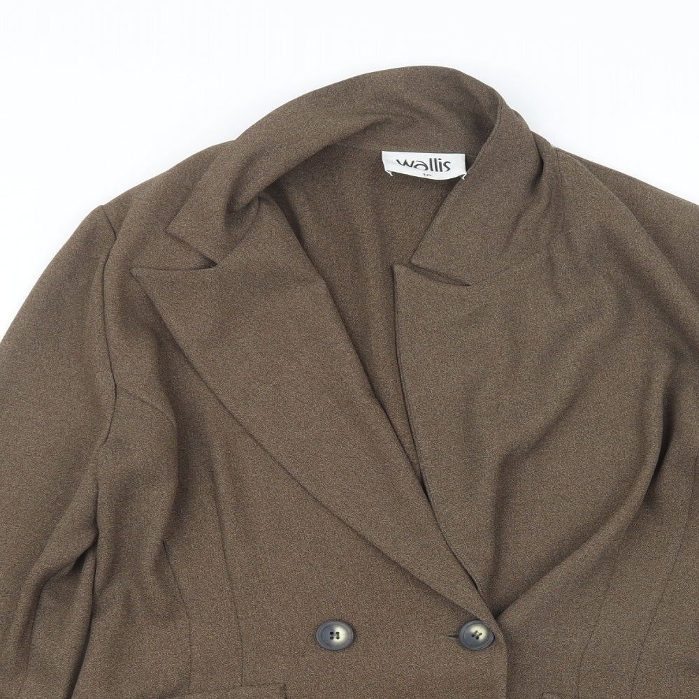 Wallis Womens Brown   Jacket  Size 16