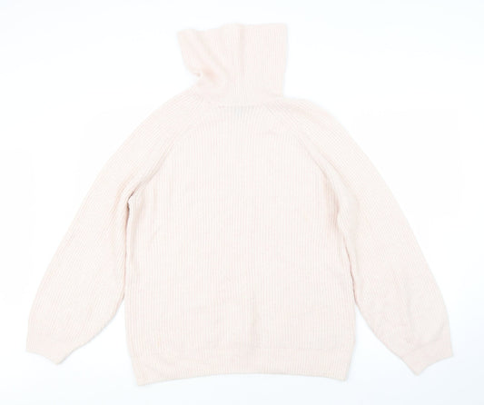 Topshop Womens Pink  Knit Pullover Jumper Size 10