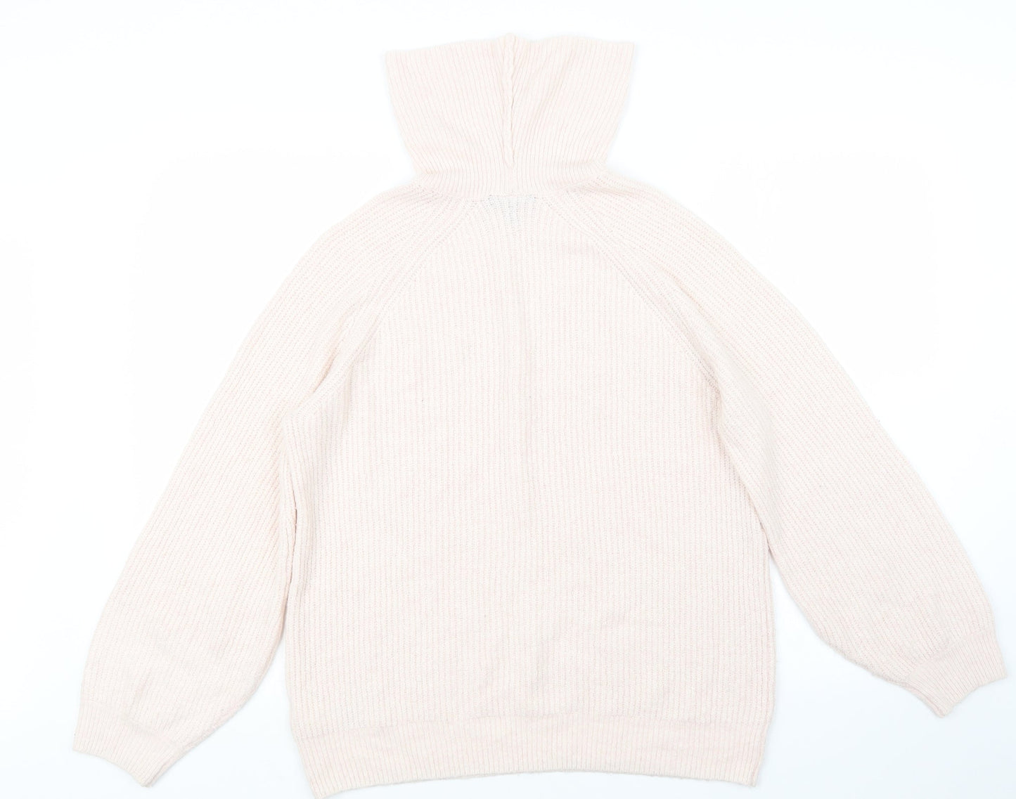 Topshop Womens Pink  Knit Pullover Jumper Size 10