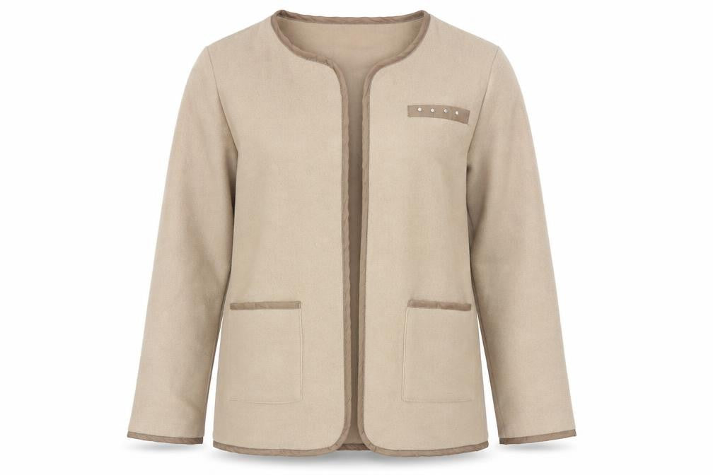 Preworn Womens Beige   Jacket  Size S