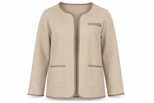 Preworn Womens Beige   Jacket  Size S