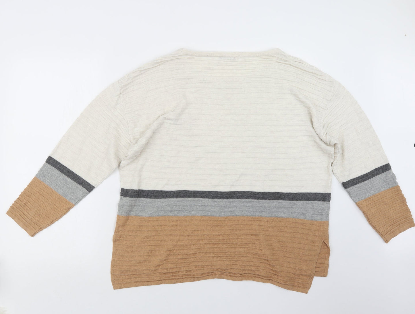 Roman Womens Beige   Pullover Jumper Size 18