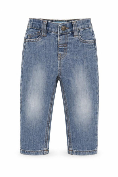 Rebel Boys Blue  Denim Cargo Jeans Size 18-24 Months