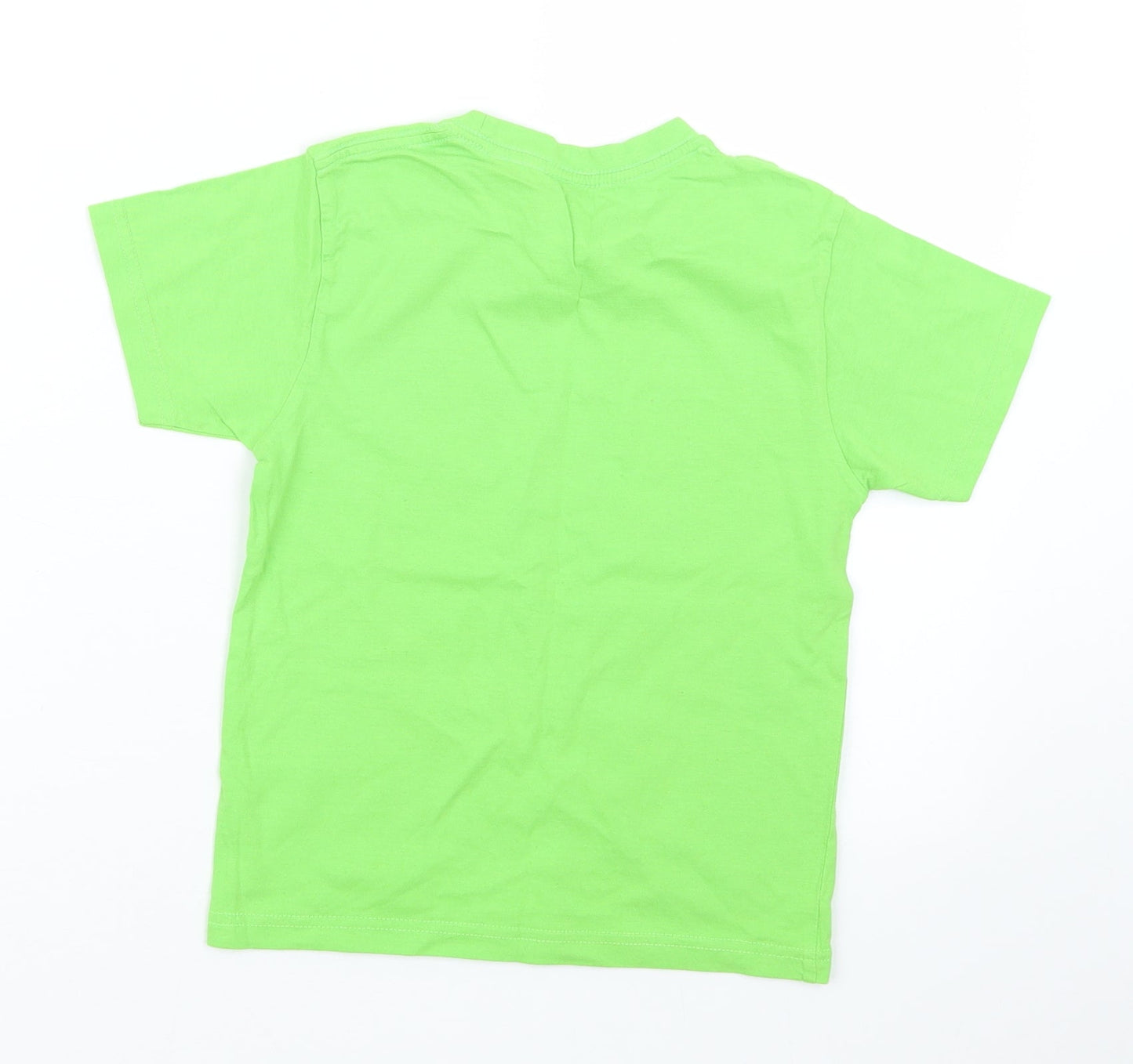 Blue garda Boys Green   Basic T-Shirt Size 5-6 Years