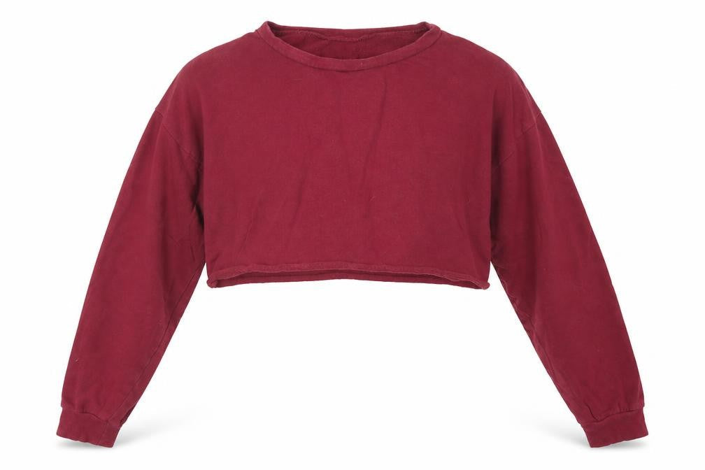 PRETTYLITTLETHING Womens Red   Pullover Jumper Size 6  - Cropped