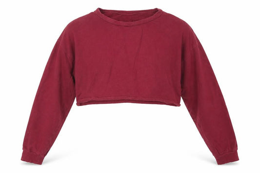 PRETTYLITTLETHING Womens Red   Pullover Jumper Size 6  - Cropped