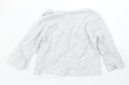 Primark Girls Grey   Basic T-Shirt Size 6-9 Months