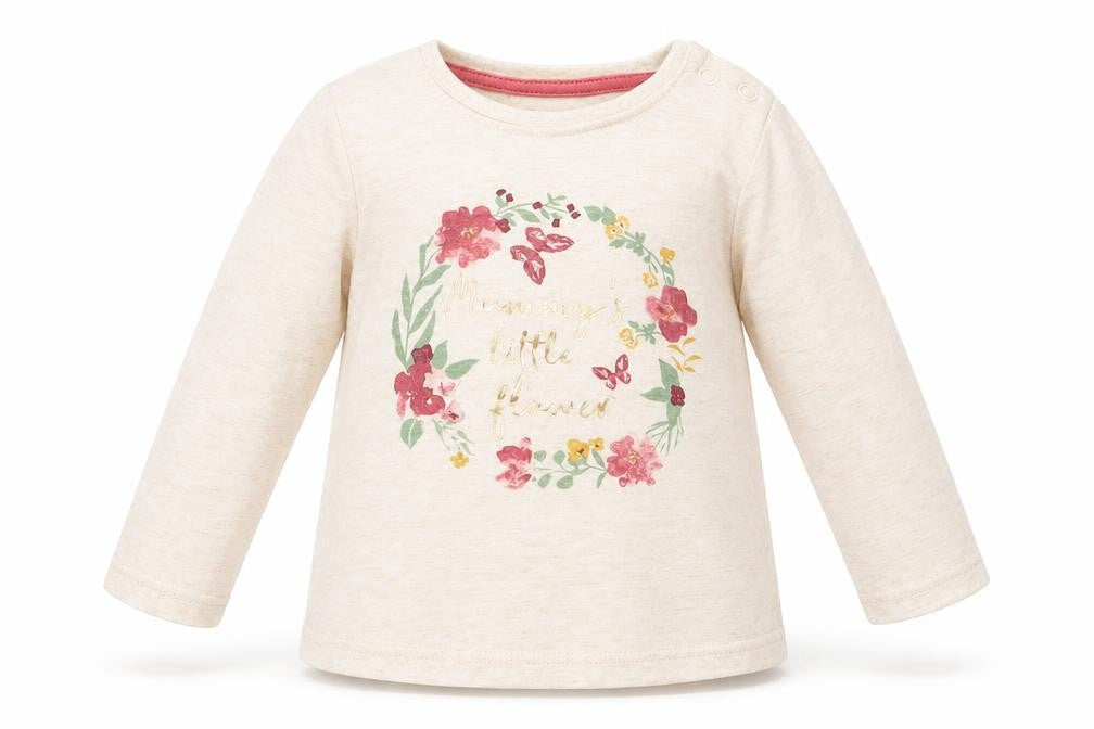 Primark Girls Beige   Basic T-Shirt Size 6-9 Months