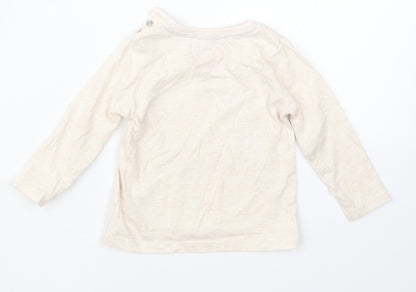 Primark Girls Beige   Basic T-Shirt Size 6-9 Months