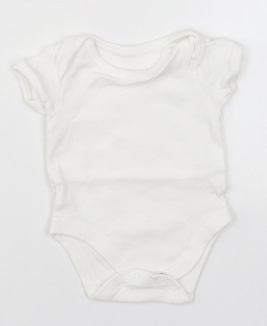 George Baby White   Babygrow One-Piece Size 0-3 Months
