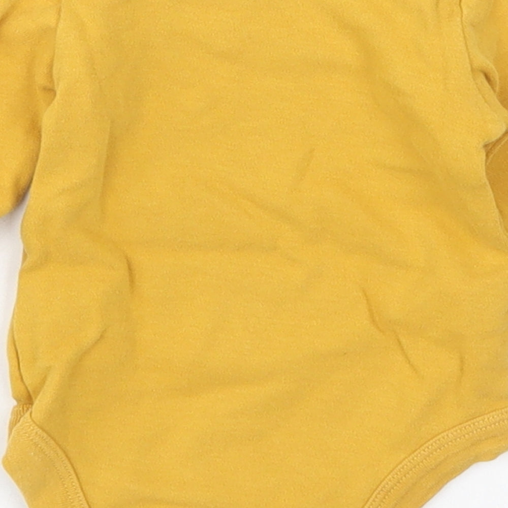 TU Baby Yellow   Babygrow One-Piece Size 0-3 Months  - Dinosaur