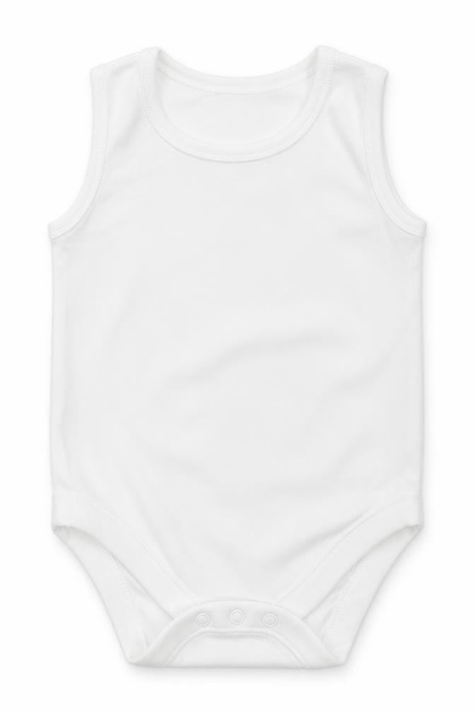 Nutmeg Baby White   Babygrow One-Piece Size 6-9 Months