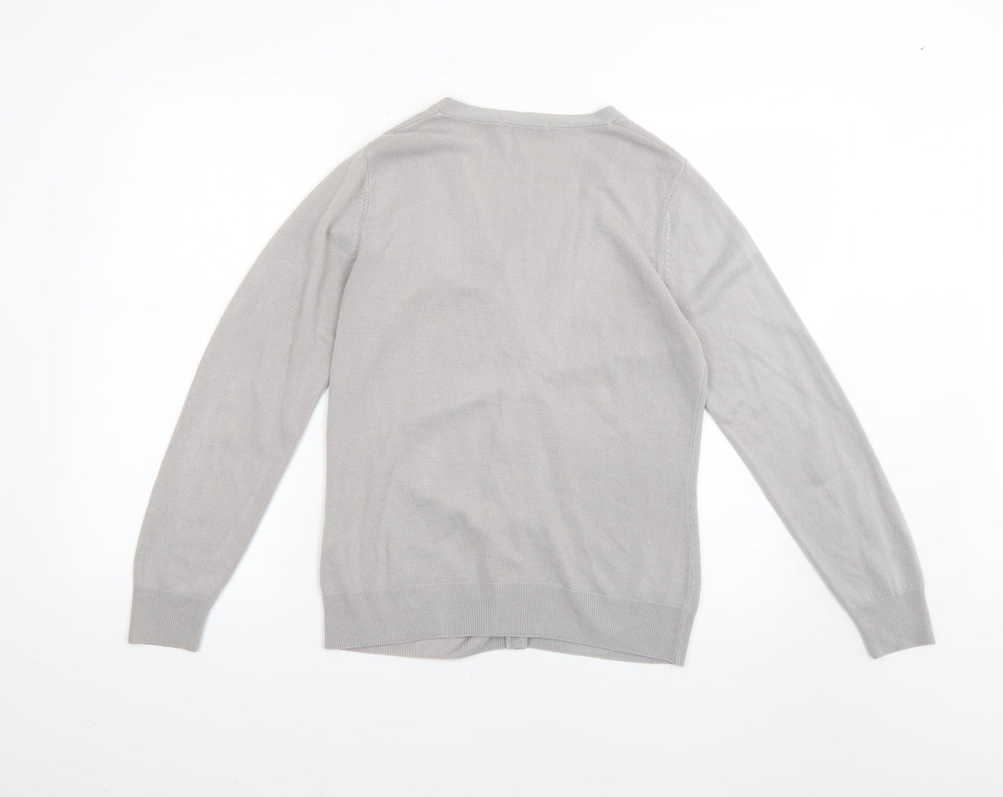 Marks and Spencer Womens Grey   Cardigan Jumper Size 10
