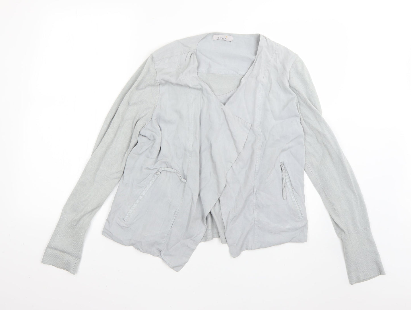 Marks and Spencer Womens Grey   Cardigan Jumper Size 14