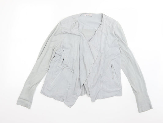 Marks and Spencer Womens Grey   Cardigan Jumper Size 14