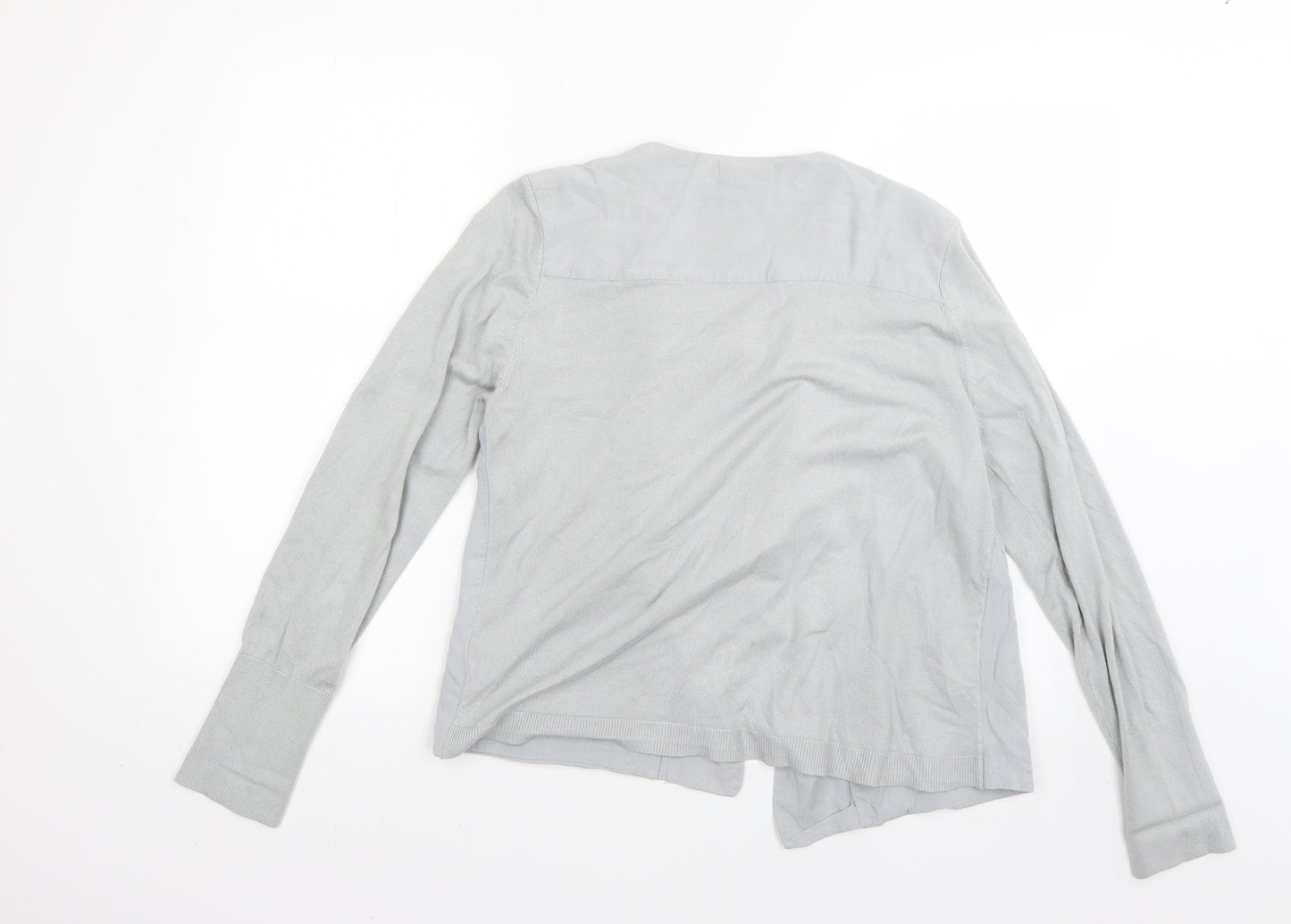 Marks and Spencer Womens Grey   Cardigan Jumper Size 14