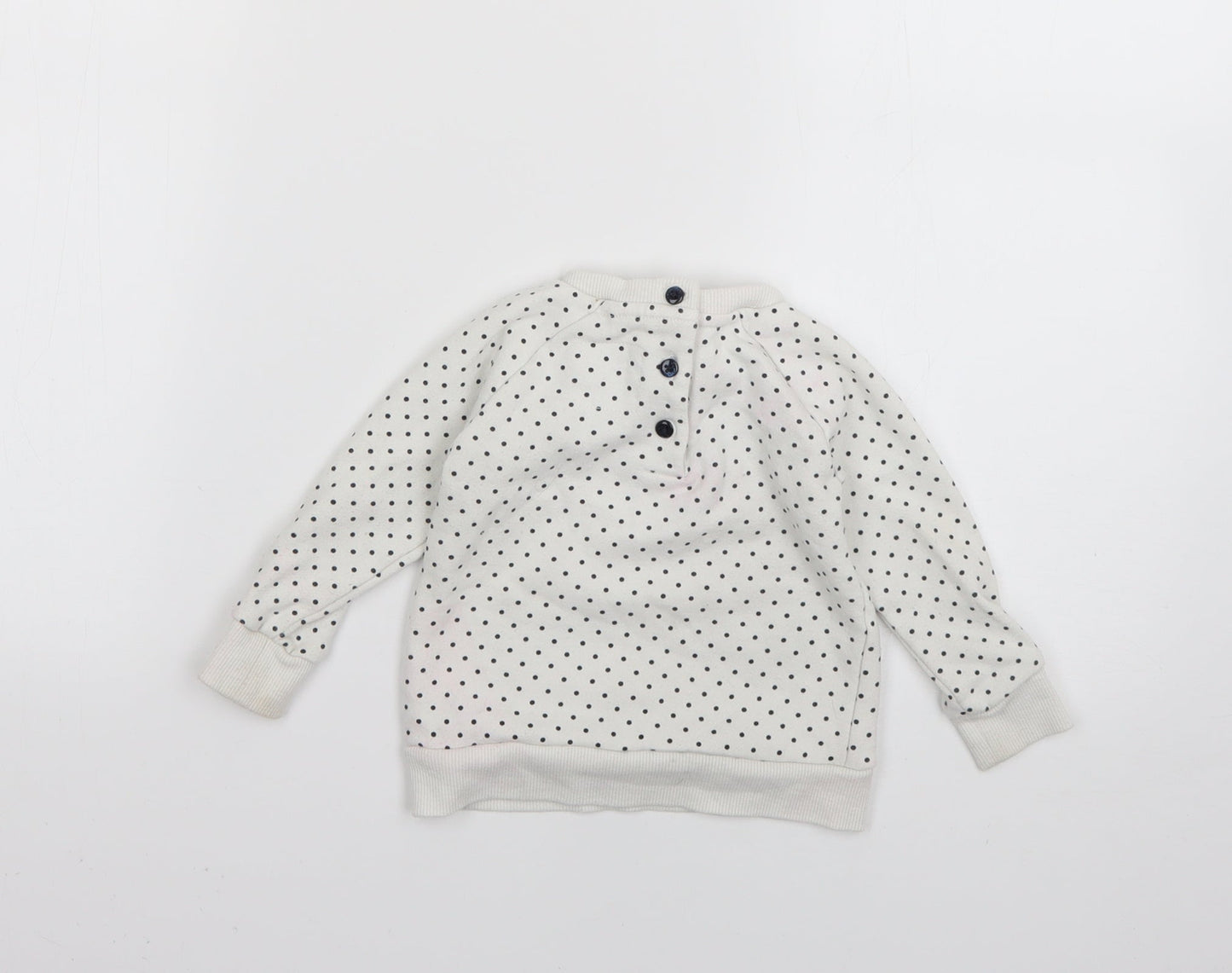 Primark Baby Multicoloured Polka Dot  Pullover Jumper Size 9-12 Months