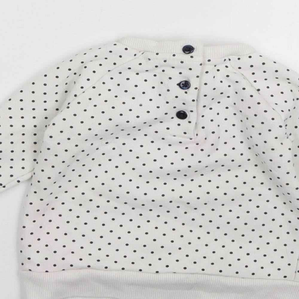 Primark Baby Multicoloured Polka Dot  Pullover Jumper Size 9-12 Months