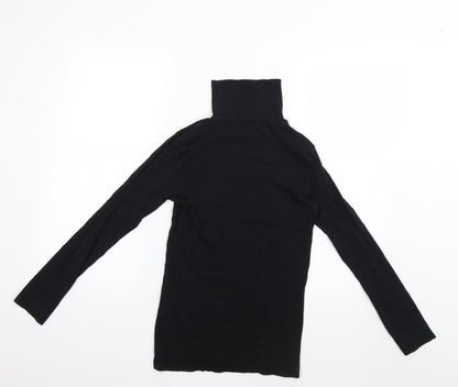 Preloved Peacocks Womens Black   Basic Blouse Size 12 - Back