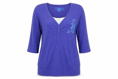 TRUE Womens Purple   Pullover Jumper Size 16