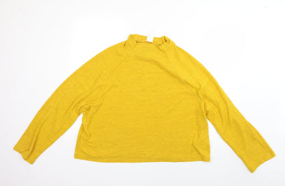 Preloved H&M Womens Yellow   Pullover Jumper Size L - Front