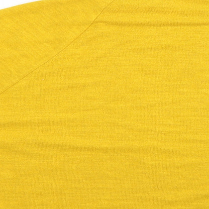 Preloved H&M Womens Yellow   Pullover Jumper Size L - Label