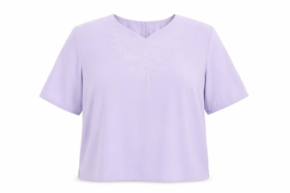 fashion collection Womens Purple   Basic Blouse Size 18