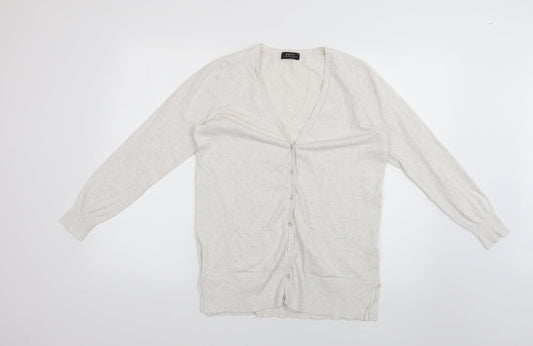 Matalan Womens Grey   Cardigan Jumper Size 14